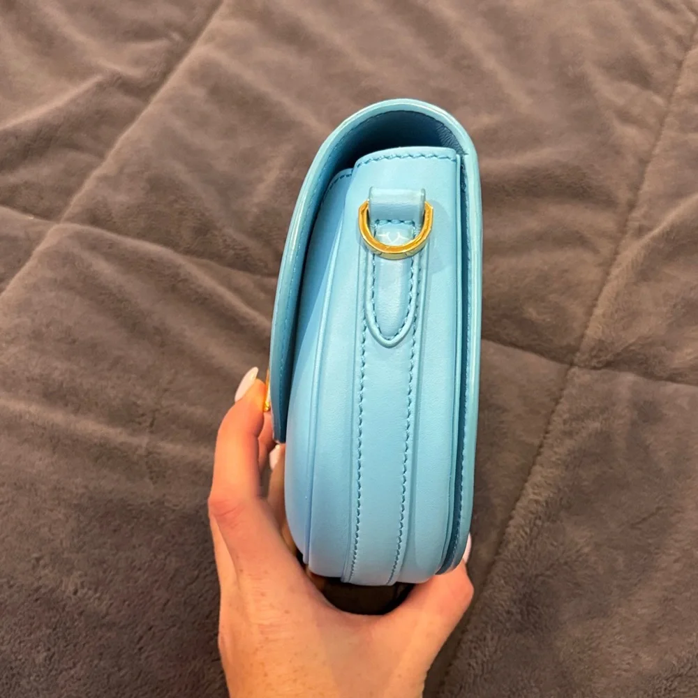 MCM Mode Travia Bachelor Button Blue Crossbody Bag *BRAND NEW*